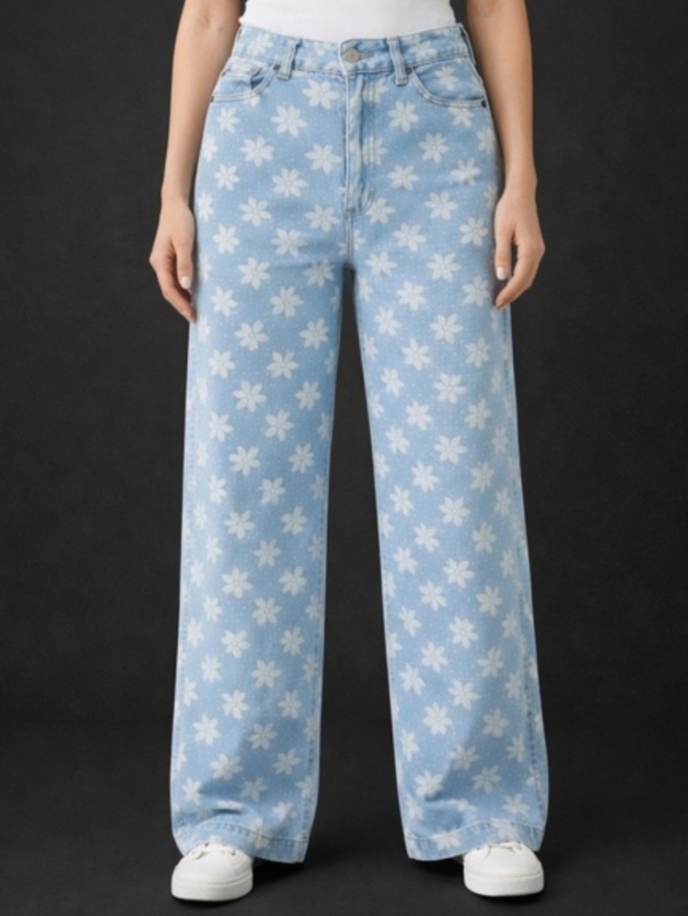 Wrangler x Billabong Floral Cotton Jeans